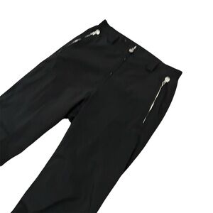 Authier Women’s Vintage Luxury Ski Pants Black 42/US 6 Bootcut Pockets Snow Pant
